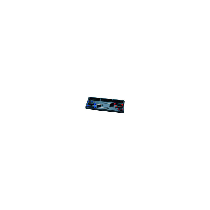 Destornillador ranurado termoformado y Phillips - 6 piezas - 931006mr