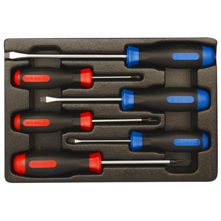 Thermoformé de tournevis à fente et Phillips - 6 pièces - 931106mr