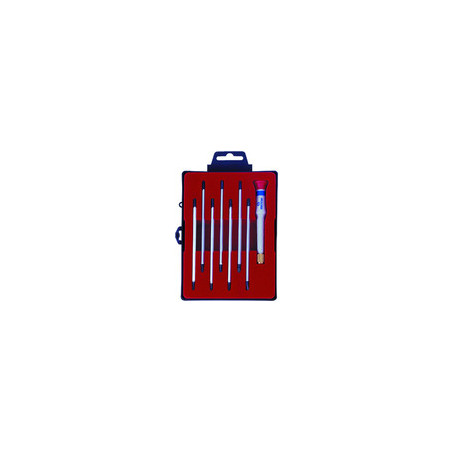 Precisieschroevendraaier met omkeerbare bladen (8-delige set) - 32607MR