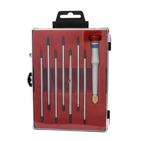 Präzisionsschraubendreher mit umkehrbaren Klingen (8-teiliges Set) – 32607MR