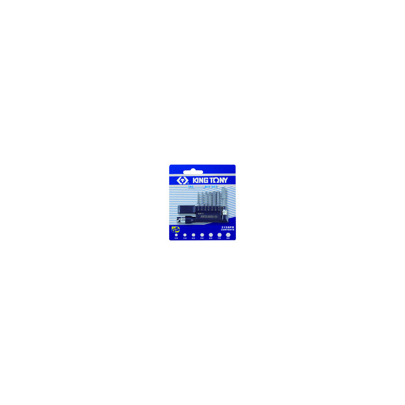 Cacciavite a L con punte a 6 punte (set da 8 pezzi) - 2138pr