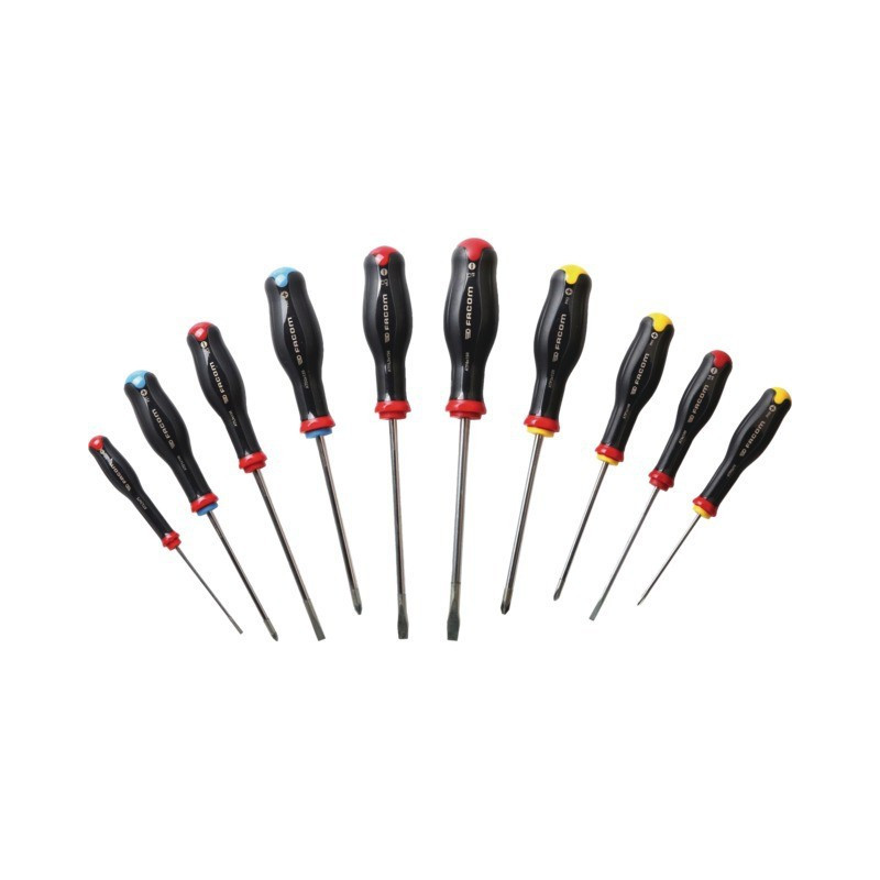 CACCIAVITE PROTWIST 5 SLOT - 3 PHILLIPS - 2 SET POZIDRIV DI 10 FACOM