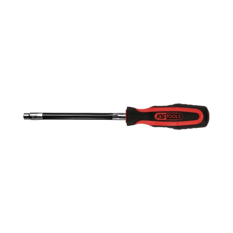 FLEXIBELE SCHROEVENDRAAIER MET ERGOTORQUE PLUS DOP 10 MM KS TOOLS