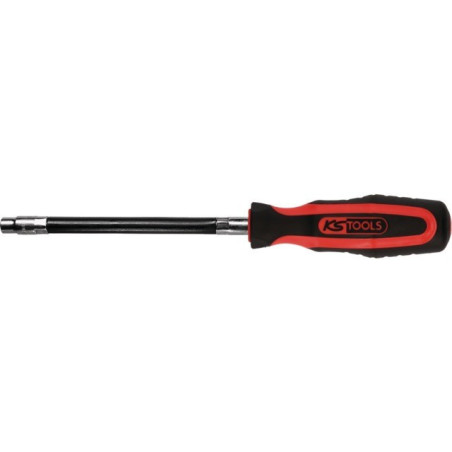 FLEXIBELE SCHROEVENDRAAIER MET ERGOTORQUE PLUS DOP 10 MM KS TOOLS