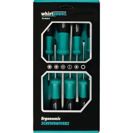 WHIRLPOWER 7-PIECE BOX FLAT & CACCIAVITE PHILLIPS