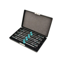TOURNEVIS DE PRECISION A FENTE ET PHILLIPS EN COFFRET DE 8 PIECES WHIRLPOWER