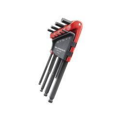 LLAVE LARGA MASCULINA DE 6 PUNTOS CON CABEZA DE BOLA CON 9 LLAVES FACOM