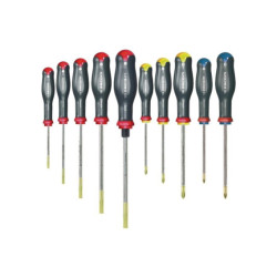 CACCIAVITE PROTWIST A 6 FESSURE - 2 PHILLIPS - 2 POZIDRIV SET OF 10 FACOM