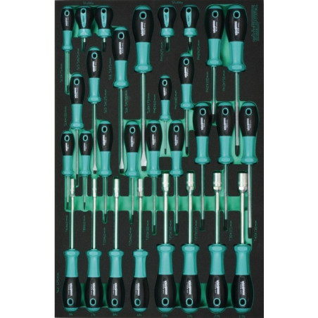 MODULE DE TOURNEVIS DE 30 PIECES POUR SERVANTE 7 TIROIRS