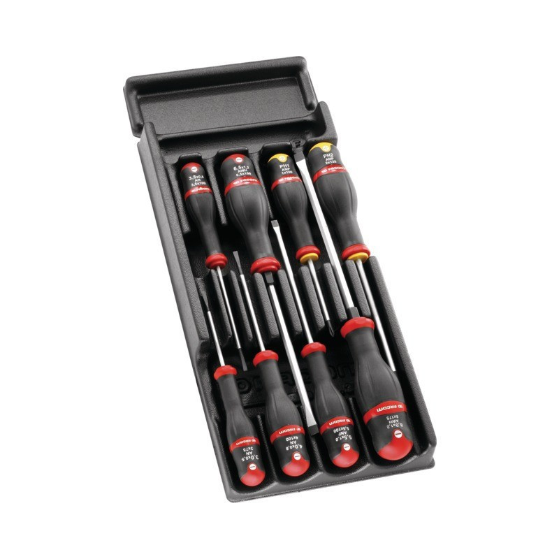 PROTWIST 6-SLOT SCHROEVENDRAAIER - 2 PHILLIPS-MODULE VAN 8 FACOM