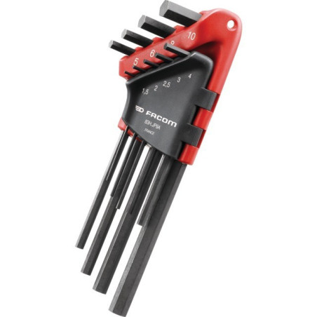 TECLAS MACHO 6 CARAS ESTUCHE LARGO DE 9 TECLAS FACOM