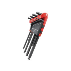 CLES MALES 6 PANS LONGUES TETE SPHERIQUE EN POUCE ETUI 8 CLES FACOM