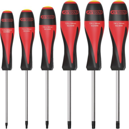 SET ULTIMATE TORX SCREWDRIVER KS TOOLS 6 PEZZI