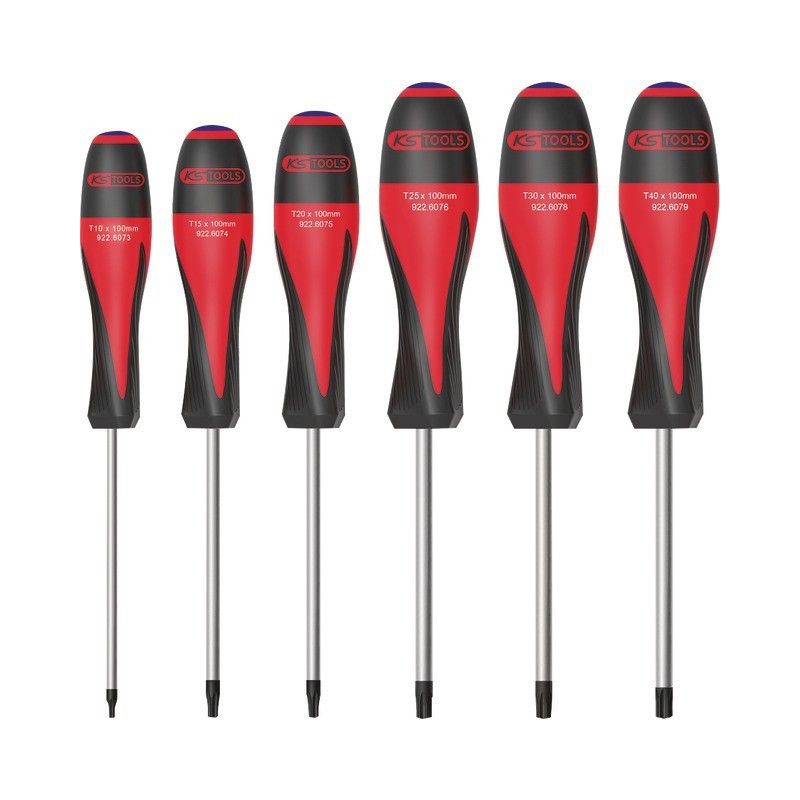 TOURNEVIS ULTIMATE TORX PERCÉ JEU DE 6 PIECES KS TOOLS