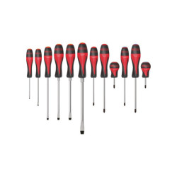 ULTIMATE 6 SLOT SCREWDRIVER - 3 PHILLIPS - 3 POZIDRIV SET DI 12 UTENSILI KS