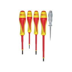 SET ULTIMATE INSULATED SCREWDRIVER 1000V DA 5 KS