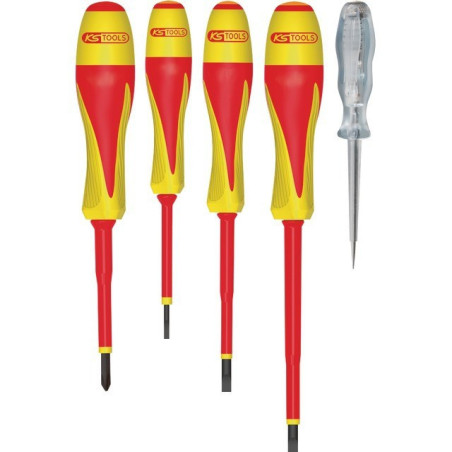 TOURNEVIS ULTIMATE ISOLES 1000V JEU DE 5 KS TOOLS