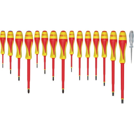 SET ULTIMATE INSULATED SCREWDRIVER 1000V DA 16 KS
