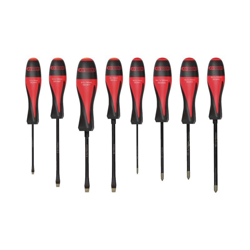 ULTIMATEGRIP 4 SLOT - SET DI 4 CACCIAVITI PHILLIPS CON 8 STRUMENTI KS