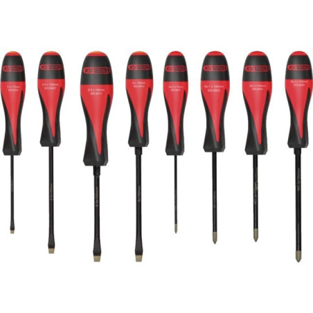 TOURNEVIS ULTIMATEGRIP 4 FENTE - 4 PHILLIPS JEU DE 8 KS TOOLS