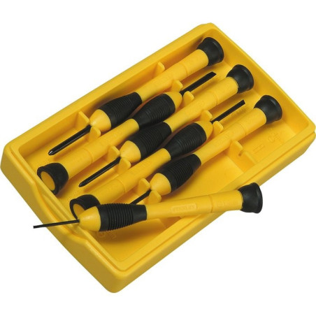 Tournevis de précision - Coffret de 6 pièces - Stanley
