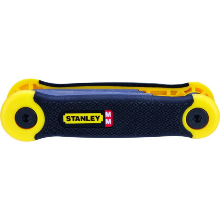 Stanley Male Wrench Set – 8 Schraubenschlüssel – Phosphat – Schwarz