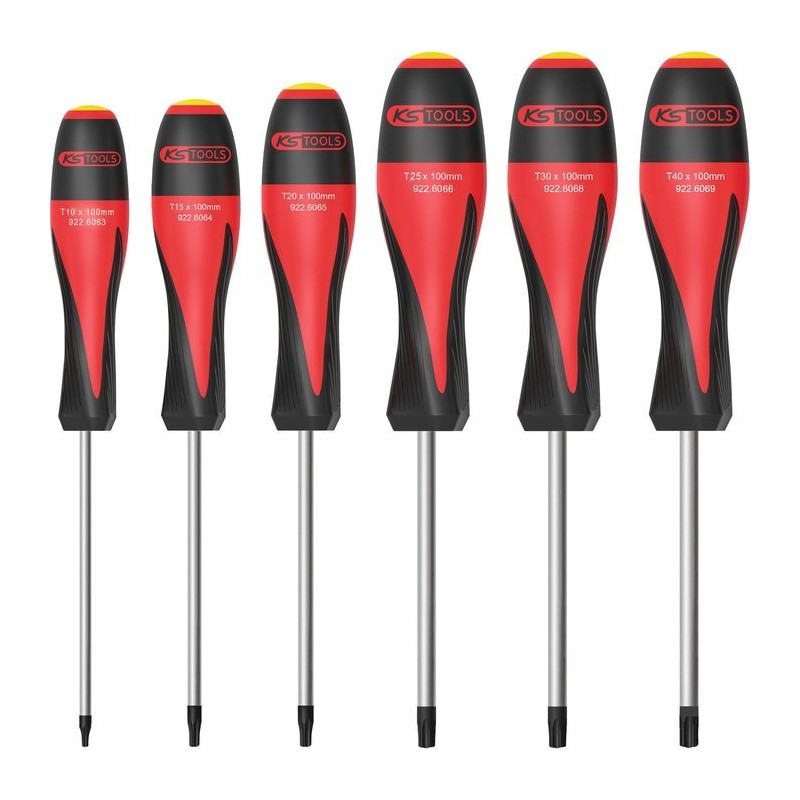 Juego de 6 destornilladores Torx - KS Tools