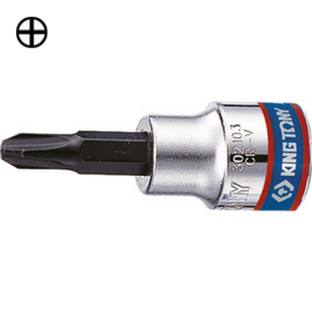 Vaso de destornillador King Tony Phillips 3/8" (9,53 mm) - 3021