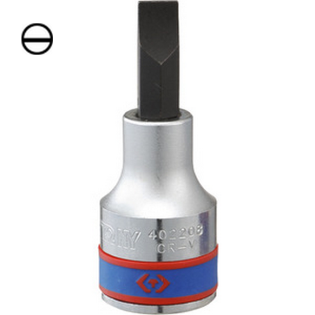 Porta per cacciavite con fessura 1/2" (12,70 mm) di lunghezza 10 mm 4022