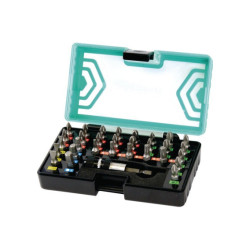 PUNTE PER CACCIAVITE IN ACCIAIO S2 CODIFICATE A COLORI DA 1/4'' IN UN SET WHIRLPOWER DA 31 PEZZI