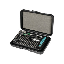 DOUILLES ET EMBOUTS DE VISSAGE 1/4'' EN COFFRET DE 49 PIECES WHIRLPOWER