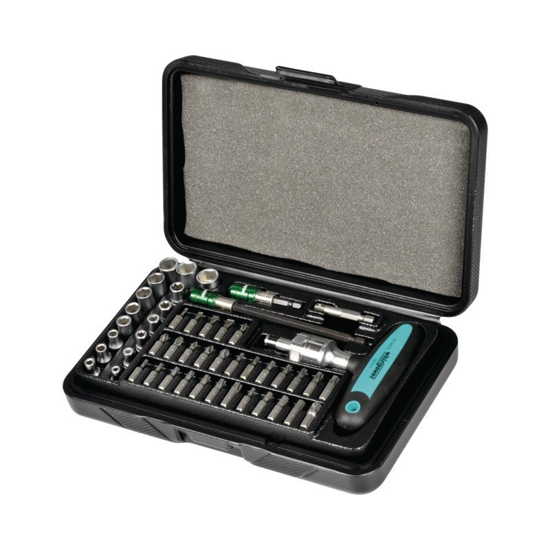 WHIRLPOWER 1/4'' STECKDOSEN UND SCHRAUBENDREHER-BITS IM 49-TEILIGEN SET