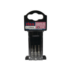 SCHMIEDETE TORX T15 LG 25 MM SCHRAUBENDREHER-BITS-BOX MIT 3 RISS