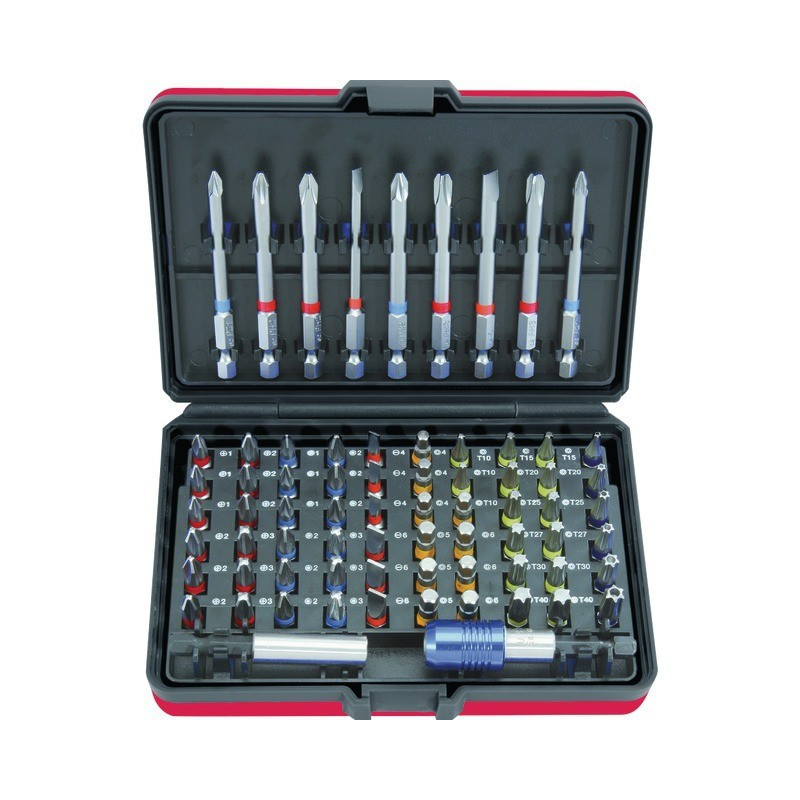 TORSIONPOWER SET KS TOOLS CON BROCAS DE DESTORNILLADOR CODIFICADAS POR COLORES