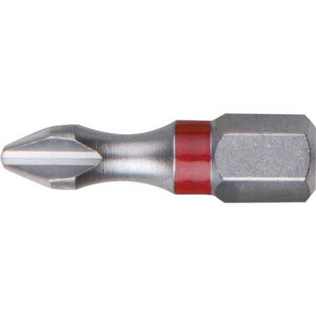 PHILLIPS PH3 LG 25MM KLEURGECODEERDE SCHROEVENDRAAIERBITSDOOS MET 5 KS GEREEDSCHAPPEN