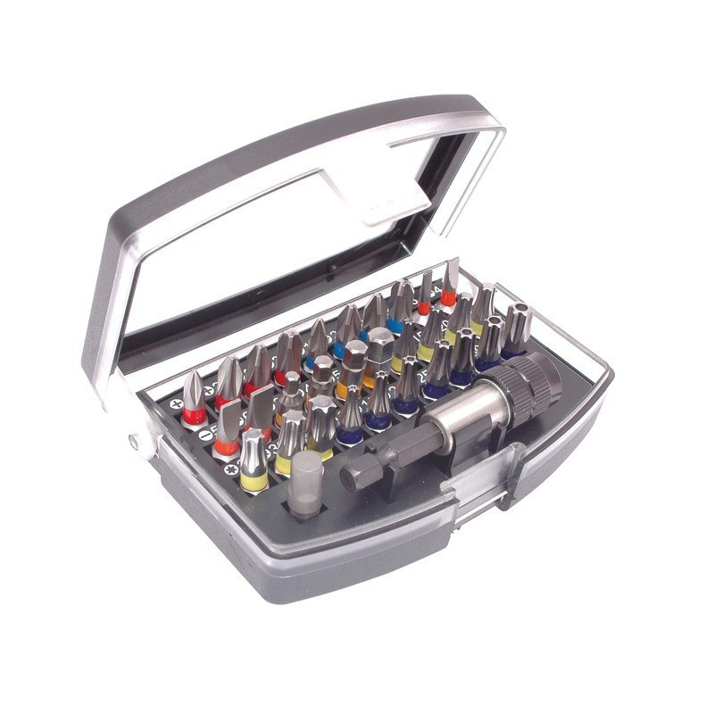 FARBCODIERTE SCHRAUBENZIEHER-BITS SET VON 30 RIS-BITS