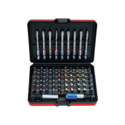 Juego de brocas de destornillador codificado por colores - 71 piezas TORSIONpower - KS TOOLS