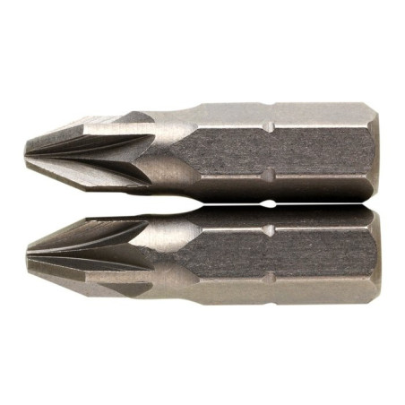 Punta per cacciavite SCID PZ S2 da 25 mm - PZ2 - Venduta come 2