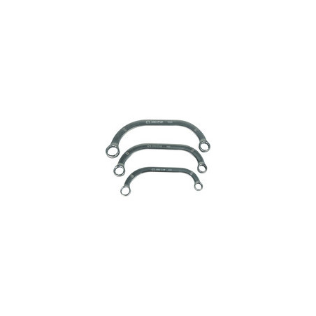 © Half-maan hoek polygonsleutel, 12 zijden, laag tot©dik, - 1950