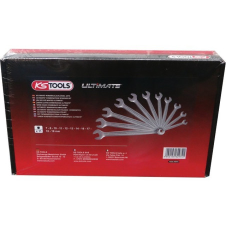 ULTIMATE METRIC COMBINATION WRENCHES BOX MIT 11 TEILEN