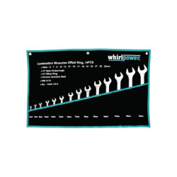 CLES MIXTES EN TROUSSE DE 14 PIECES WHIRLPOWER