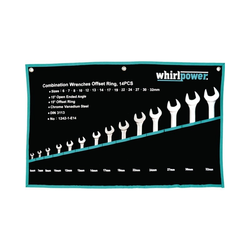 WHIRLPOWER 14-TEILIGES KOMBINATIONSSCHLÜSSEL-SET