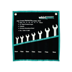 CLES MIXTES A CLIQUET EN TROUSSE DE 7 PIECES WHIRLPOWER