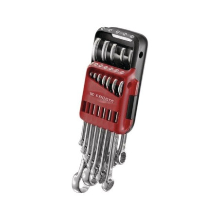 CLES MIXTES SUR ETUI PORTATIF JEU DE 12 FACOM