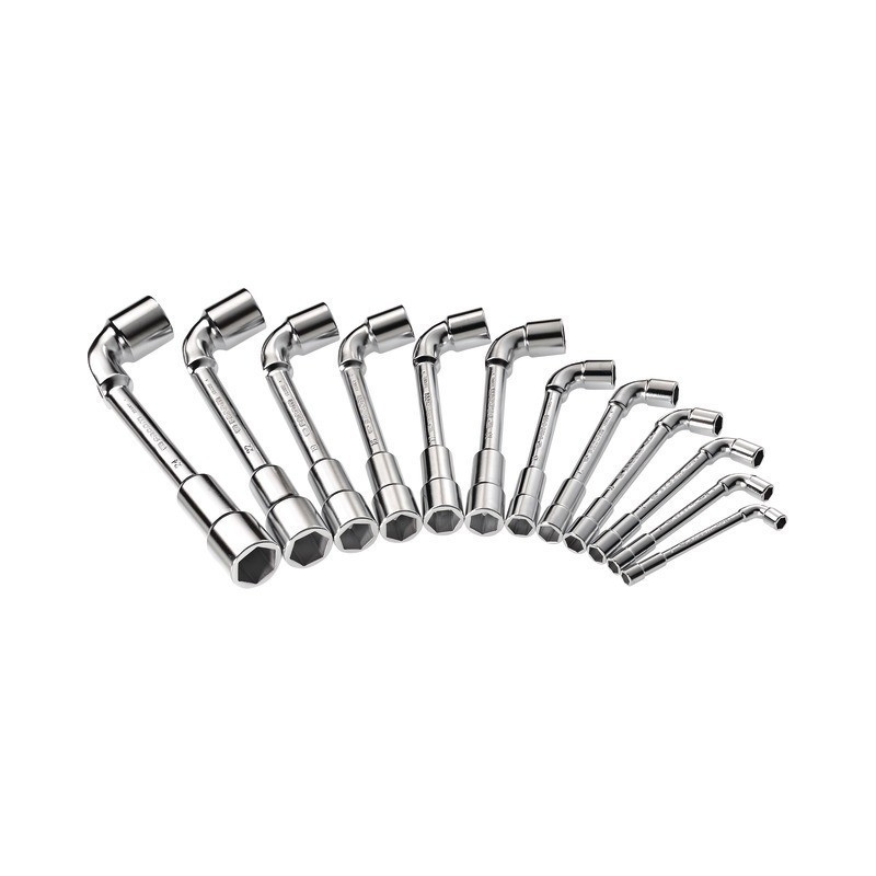 CLES A PIPE DEBOUCHEES 6 PANS EN BOITE JEU DE 12 FACOM