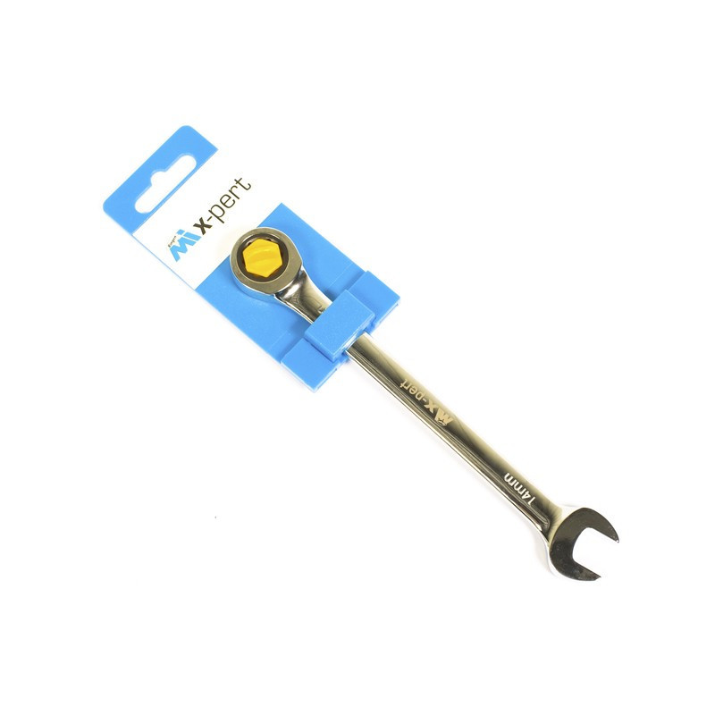 LLAVE COMBINADA DE TRINQUETE MIXTO-PERT DE 14 MM