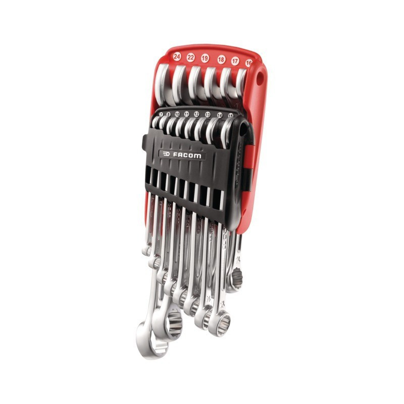 CLES MIXTES SUR ETUI PORTATIF JEU DE 14 FACOM