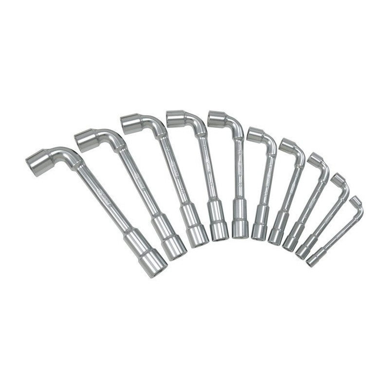 Jeu de 10 clés à pipe débouchées - KS Tools
