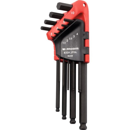 Lange männliche Tasten – Facom – 6 Seiten – Set von 9