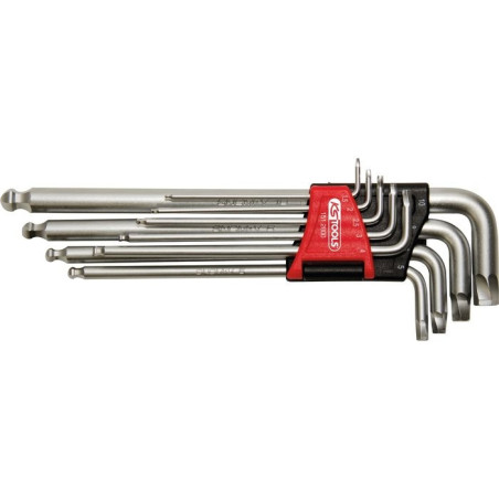 Moersleutelset voor beschadigde schroeven - 9 stukken - Ks Tools